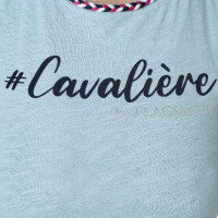 Damen-T-Shirt Goya Flags & Cup Azurblau