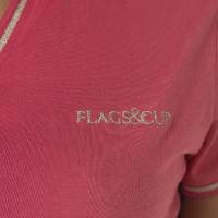 Damen-Poloshirt Rosa Flags & Cup Fuchsie Damen-Poloshirt Rosa Flags & Cup Fuchsie