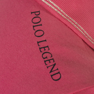 Damen-Poloshirt Rosa Flags & Cup Fuchsie