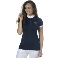 Damen-Poloshirt Clorinda kurzärmelig Flags & Cup Marineblau Damen-Poloshirt Clorinda kurzärmelig Flags & Cup Marineblau