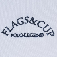 Damen-Poloshirt Clorinda kurzärmelig Flags & Cup Marineblau Damen-Poloshirt Clorinda kurzärmelig Flags & Cup Marineblau