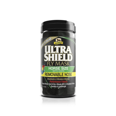 Fliegenmaske mit Ohren und Nasenschutz Absorbine Ultrashield Fliegenmaske mit Ohren und Nasenschutz Absorbine Ultrashield
