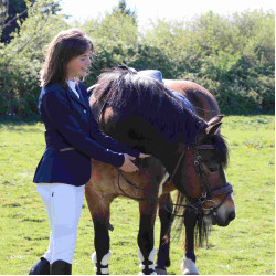 Damen-Turnierjacke Cima Flags & Cup Marineblau