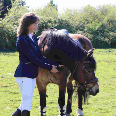 Damen-Turnierjacke Cima Flags & Cup Marineblau