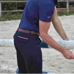 Herrenreithose Flags & Cup Saint Malo Marineblau