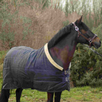 Stalldecke Equithème Teddy Marineblau Stalldecke Equithème Teddy Marineblau