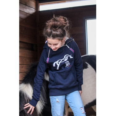 Sweat Eden by PL Double Zip Marineblau