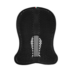 Atmungsaktiver Acavallo Stoßdämpfer mit hexagonalem Gel und Mikrofleece Schwarz / schwarz Atmungsaktiver Acavallo Stoßdämpfer mit hexagonalem Gel und Mikrofleece Schwarz / schwarz