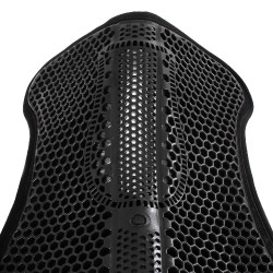 Atmungsaktiver Acavallo Stoßdämpfer mit hexagonalem Gel und Mikrofleece Schwarz / schwarz Atmungsaktiver Acavallo Stoßdämpfer mit hexagonalem Gel und Mikrofleece Schwarz / schwarz