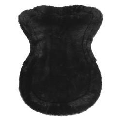 Acavallo Classic Gel Stoßdämpfer mit Lammfell Schwarz / schwarz