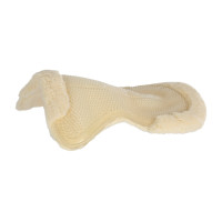Acavallo Classic Gel Stoßdämpfer mit Lammfell Transparent / naturfarben