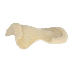 Acavallo Classic Gel Stoßdämpfer mit Lammfell Transparent / naturfarben