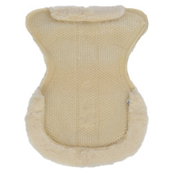 Acavallo Classic Gel Stoßdämpfer mit Lammfell Transparent / naturfarben