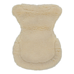 Acavallo Classic Gel Stoßdämpfer mit Lammfell Transparent / naturfarben