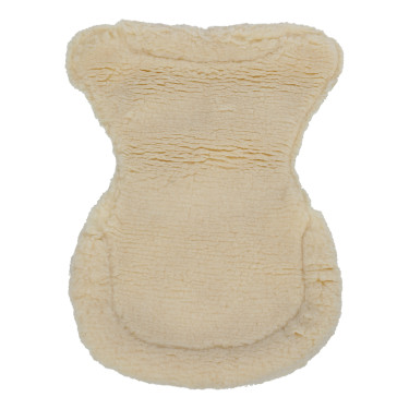 Acavallo Classic Gel Stoßdämpfer mit Lammfell Transparent / naturfarben