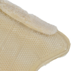 Acavallo Classic Gel Stoßdämpfer mit Lammfell Transparent / naturfarben