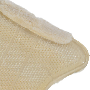 Acavallo Classic Gel Stoßdämpfer mit Lammfell Transparent / naturfarben