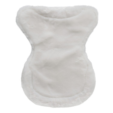 Acavallo Classic Gel Stoßdämpfer mit Lammfell Transparent / Weiß