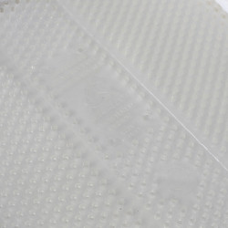 Acavallo Classic Gel Stoßdämpfer mit Lammfell Transparent / Weiß