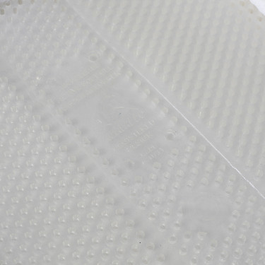 Acavallo Classic Gel Stoßdämpfer mit Lammfell Transparent / Weiß