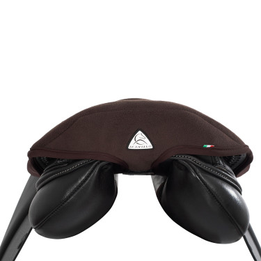 Acavallo Classic Obstacle Gel 20mm Dri-Lex Sitzbezug Braun