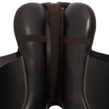 Acavallo Classic Obstacle Gel 20mm Dri-Lex Sitzbezug Braun