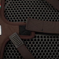 Acavallo Classic Obstacle Gel 20mm Dri-Lex Sitzbezug Braun