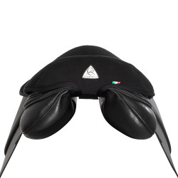 Acavallo Classic Obstacle Gel 20mm Dri-Lex Sitzbezug Schwarz
