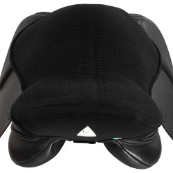 Acavallo Classic Obstacle Gel 20mm Dri-Lex Sitzbezug Schwarz