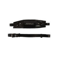 Nasenriemen Acavallo aus Leder für Hackamore Schwarz