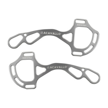 Zweige Hackamore Acavallo Alupro Aluminium Silber