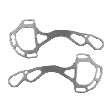 Zweige Hackamore Acavallo Alupro Aluminium Silber