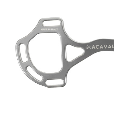 Zweige Hackamore Acavallo Alupro Aluminium Silber