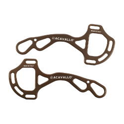 Zweige Hackamore Acavallo Alupro Bronze Braun