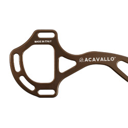 Zweige Hackamore Acavallo Alupro Bronze Braun