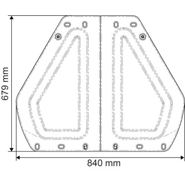 Doppeltränke Polyflap La Gée