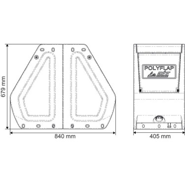 Doppeltränke Polyflap La Gée