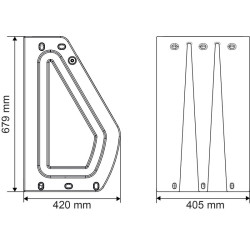 Einfache Polyflap-Tränke La Gée