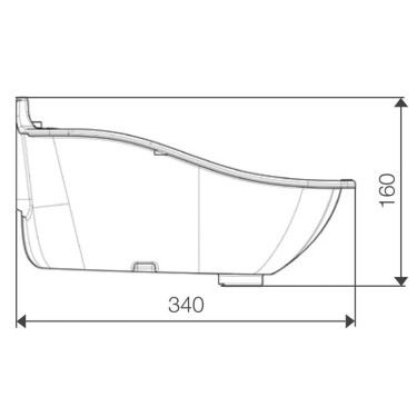 Tränkebecken PF6 Polyfast NC doppelt La Gée