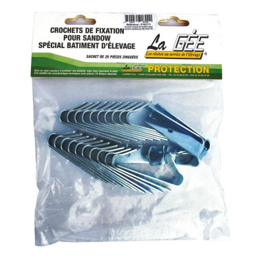 Verzinkte Haken für Sandow La Gée