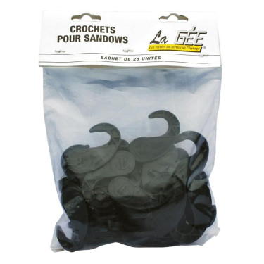 Kunststoffhaken für Spanngummi La Gée