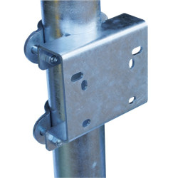 Platine mit 1/2 Befestigungsflansch für Tränken Polyself/Polyflex/Polyfast einfach/Polydrink/Polyfirst La Gée