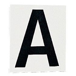 Aufkleberset mit 12 Buchstaben für Dressurtafeln oder -paneele von La Gée