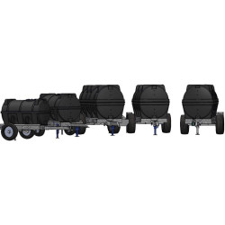 Rolltank für Traktor 1500 L La Gée