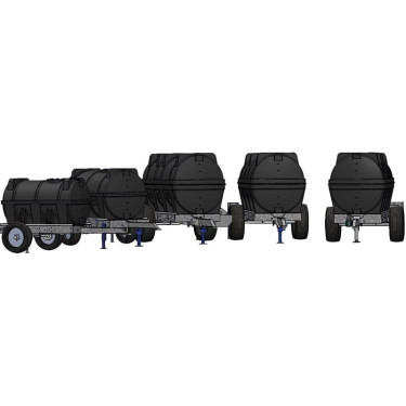 Rolltank für Traktor 1000 L La Gée