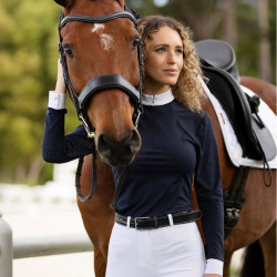 Wettkampf-Poloshirt LeMieux Olivia Langarm