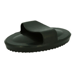 Ovale Gummistriegel hohl Schwarz Ovale Gummistriegel hohl Schwarz