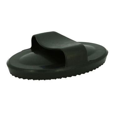Ovale Gummistriegel hohl Schwarz Ovale Gummistriegel hohl Schwarz