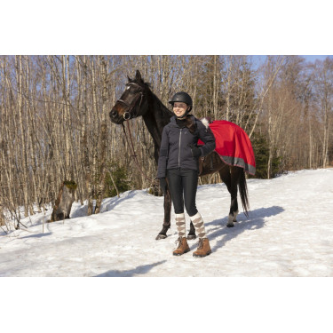 Abschwitzdecke Equithème Tyrex 1200D mit Fleece-Futter Abschwitzdecke Equithème Tyrex 1200D mit Fleece-Futter
