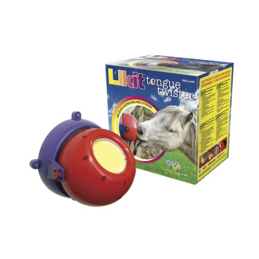 Salzleckstein-Spiel Tongue Twister Likit Rot Salzleckstein-Spiel Tongue Twister Likit Rot